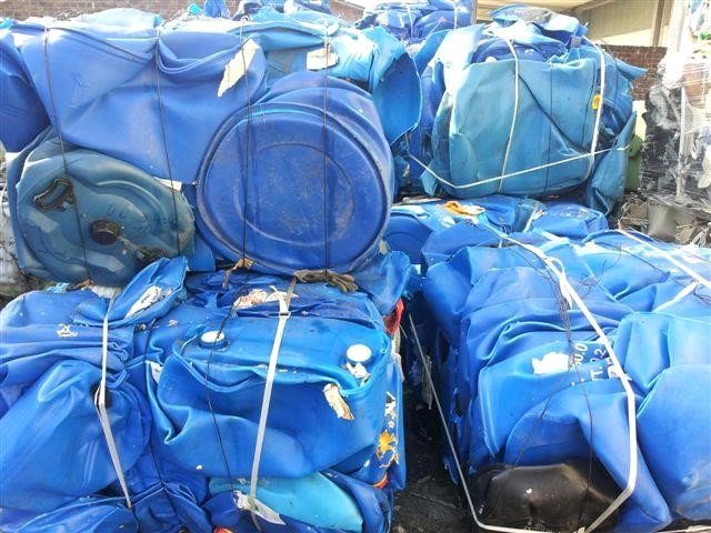 Hdpe Blue Drum Scrap